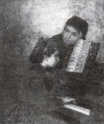 Am Klavier Thomas Eakins